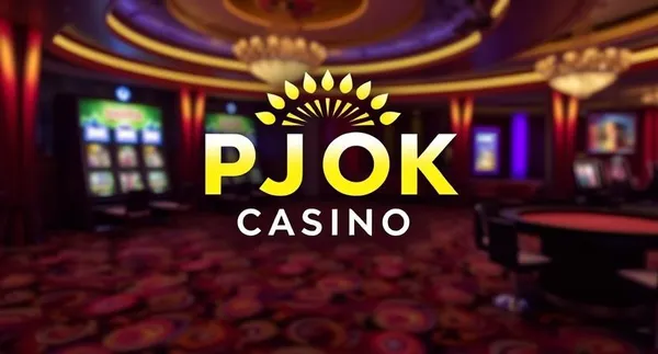 A glamorous woman holding casino chips in a neon-lit environment, representing the premium online casino atmosphere of PJOK.