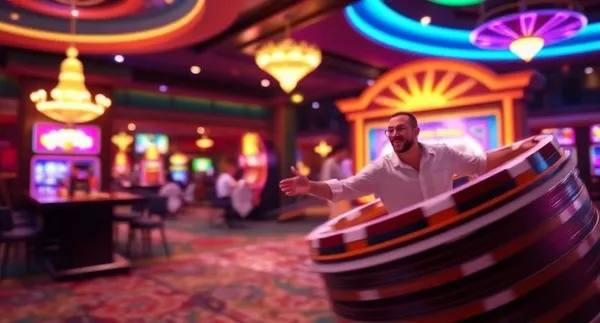 PJOK জ্যাকপট স্লটস — স্পিন করুন বিশাল পুরস্কারের জন্য স্বর্ণমুদ্রা পরিবেষ্টিত এক স্লট রিলে জয়ী ‘সেভেন’ প্রতীকের নাটকীয় দৃশ্য—যা বড় জয়ের প্রতীক।